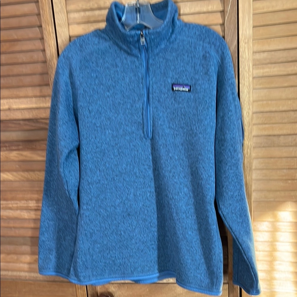 Patagonia Blue Quarter-Zip Pullover